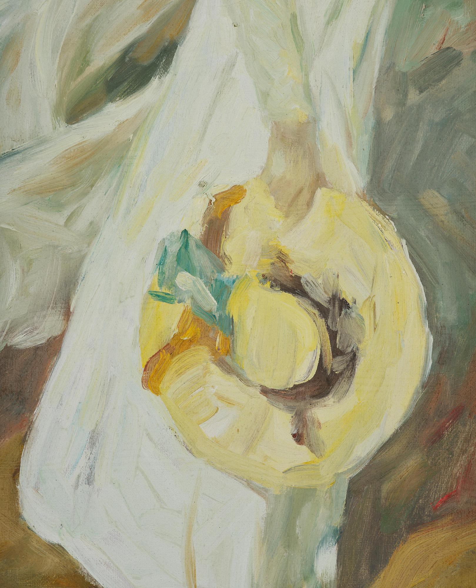 Joaquín Sorolla, kopia efter, copy after, "Stroll by the Seaside".