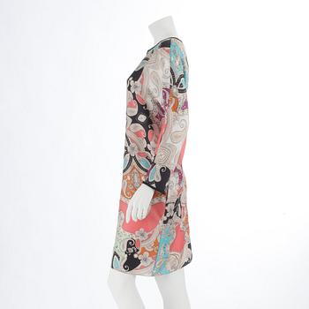 ETRO, a silk multi colored patterned dress / tunic. Size 44.