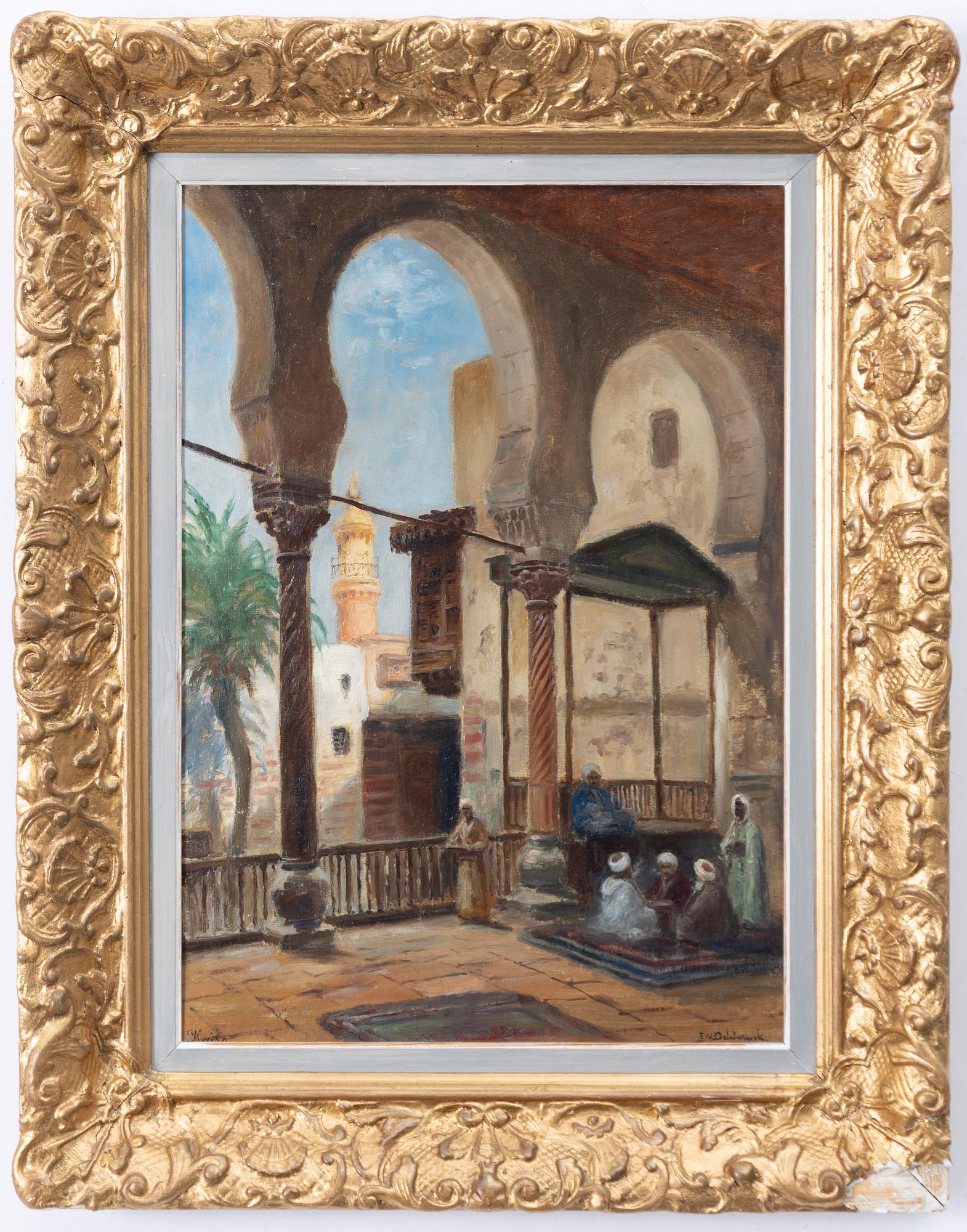 Frans Wilhelm Odelmark, his studio, "Kairo".