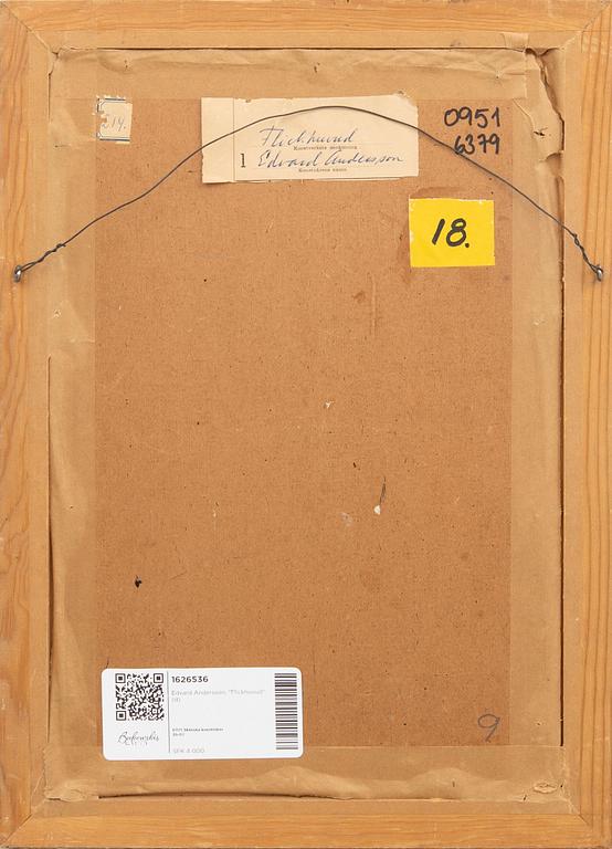 Edvard Andersson, "Flickhuvud".