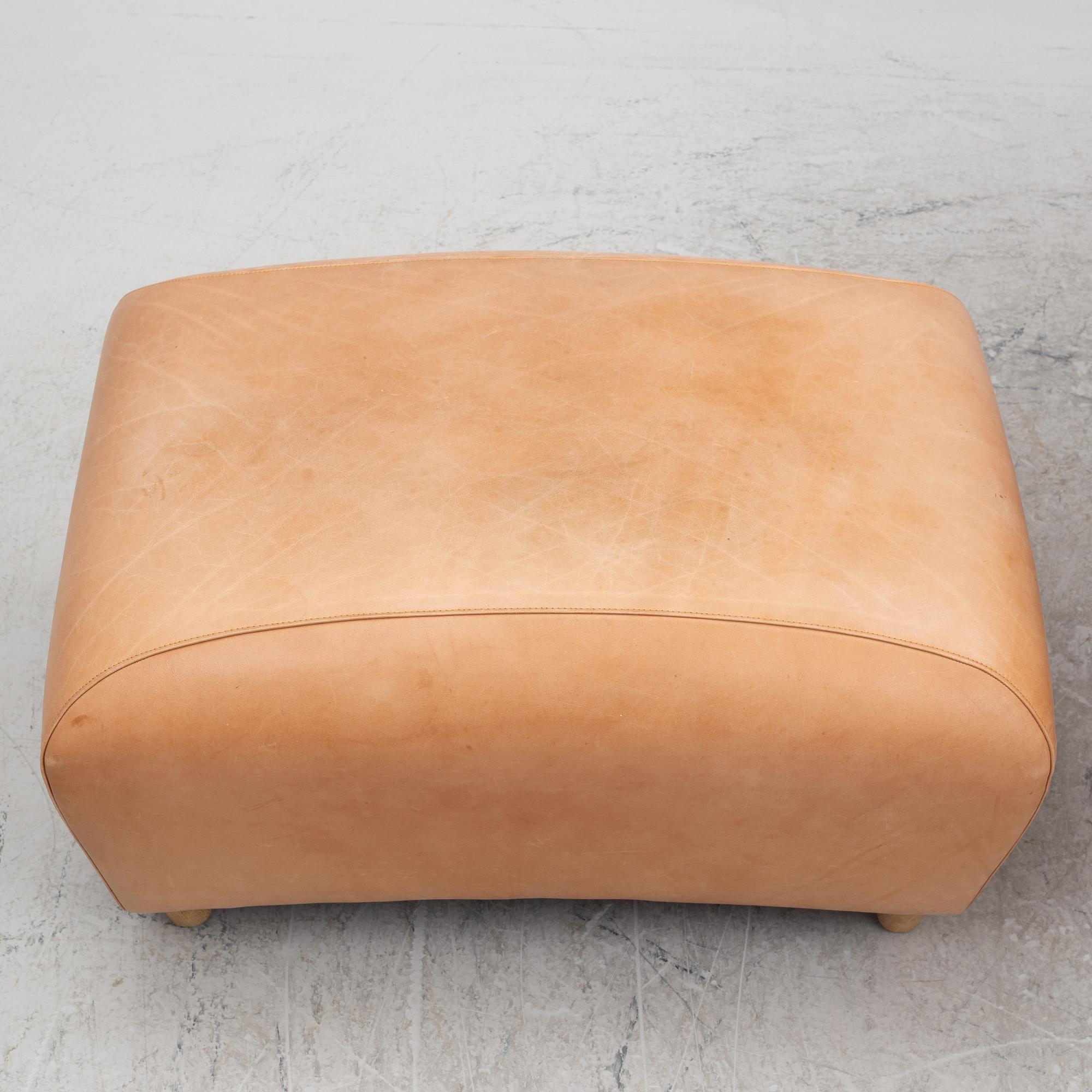 Matthew Hilton, sofa and ottoman, "Balzac", SCP, England, circa 2000.