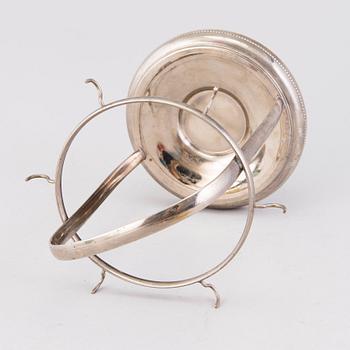 MOCCAKOPPAR MED FAT, 6 ST, porslin, Arabia, 1932-1949.