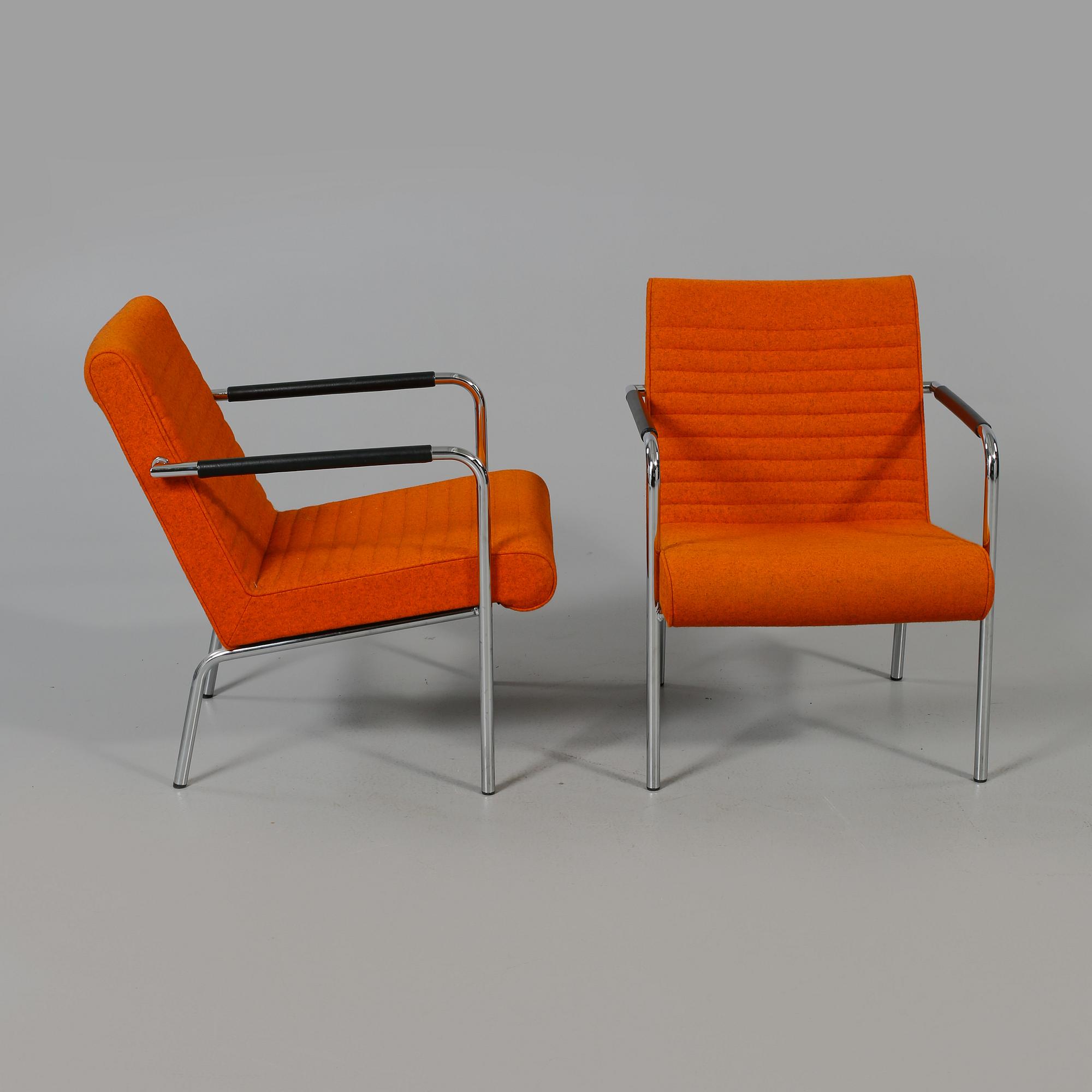 FÅTÖLJER, ett par, "Queen", Olle Anderson, Offecct, 2000-tal.