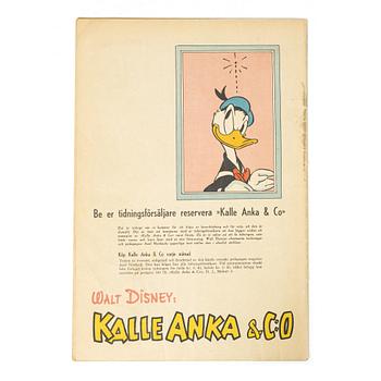 Comic book, Kalle Anka & Co, no. 6, 1949.