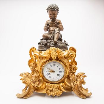 Table pendulum clock, France, 19th century.