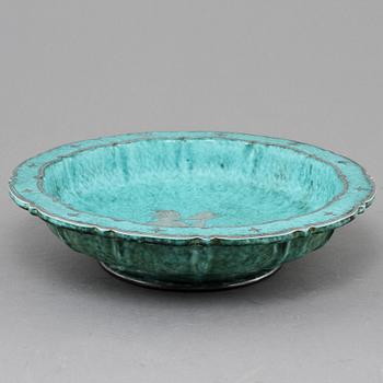 SKÅLFAT, stengods, "Argenta", Wilhelm Kåge, Gustavsberg, 1900-tal.