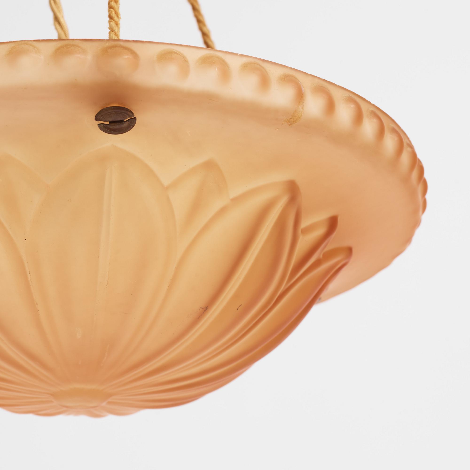 Harald Notini, a ceiling lamp model "10073", Arvid Böhlmarks Lampfabrik, 1920s.