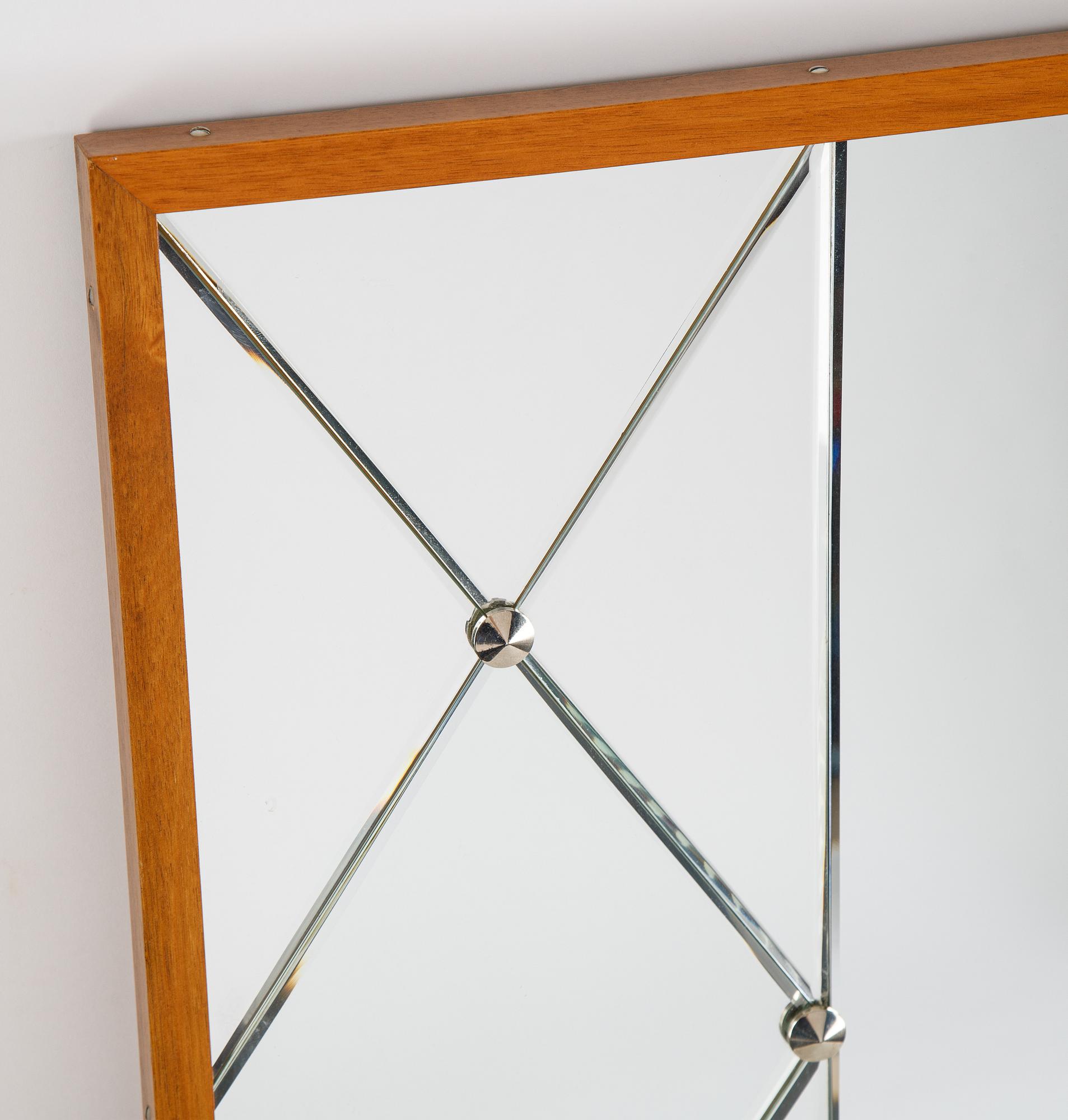 A mirror, AB Glas & Trä, Hovmantorp, mid 20th century.