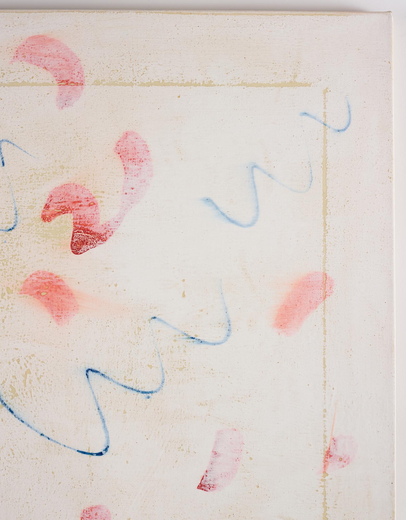 Magni Borgehed, signed and date 2013 verso. Mixed media on canvas.
