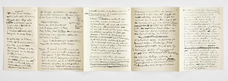 Marcel Duchamp, "Green box".