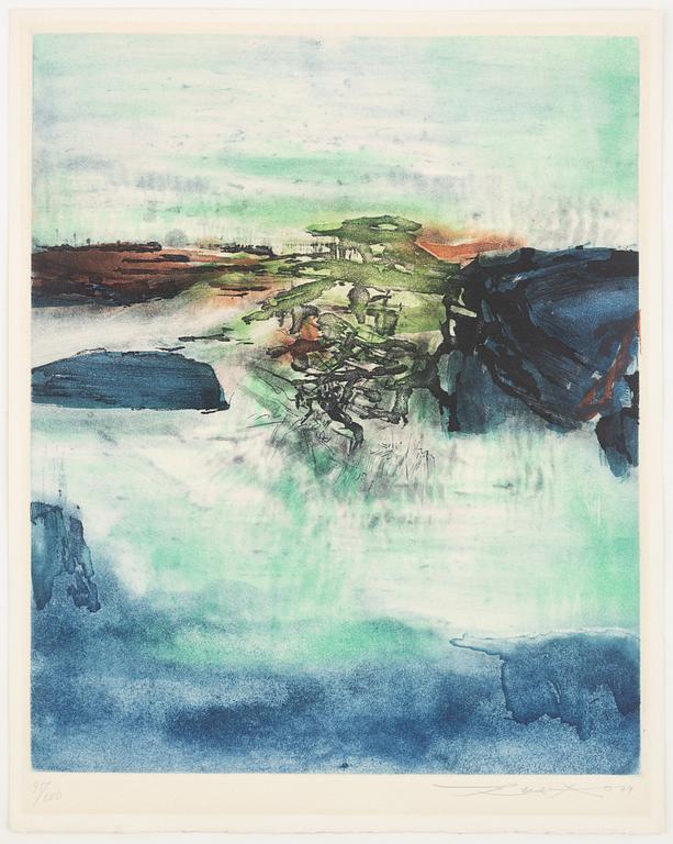 Zao Wou-ki, Untitled.