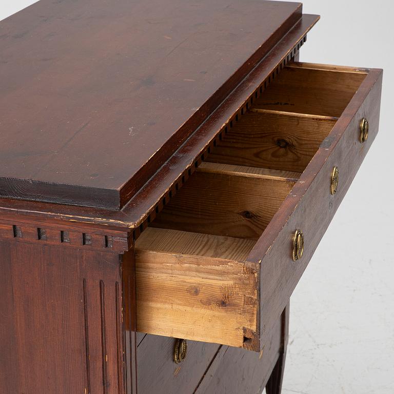 Chest of drawers, Late Gustavian, circa 1800.