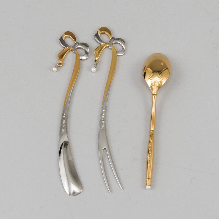 BORDSTILLBEHÖR, 17 delar, Mikimoto International, Japan.