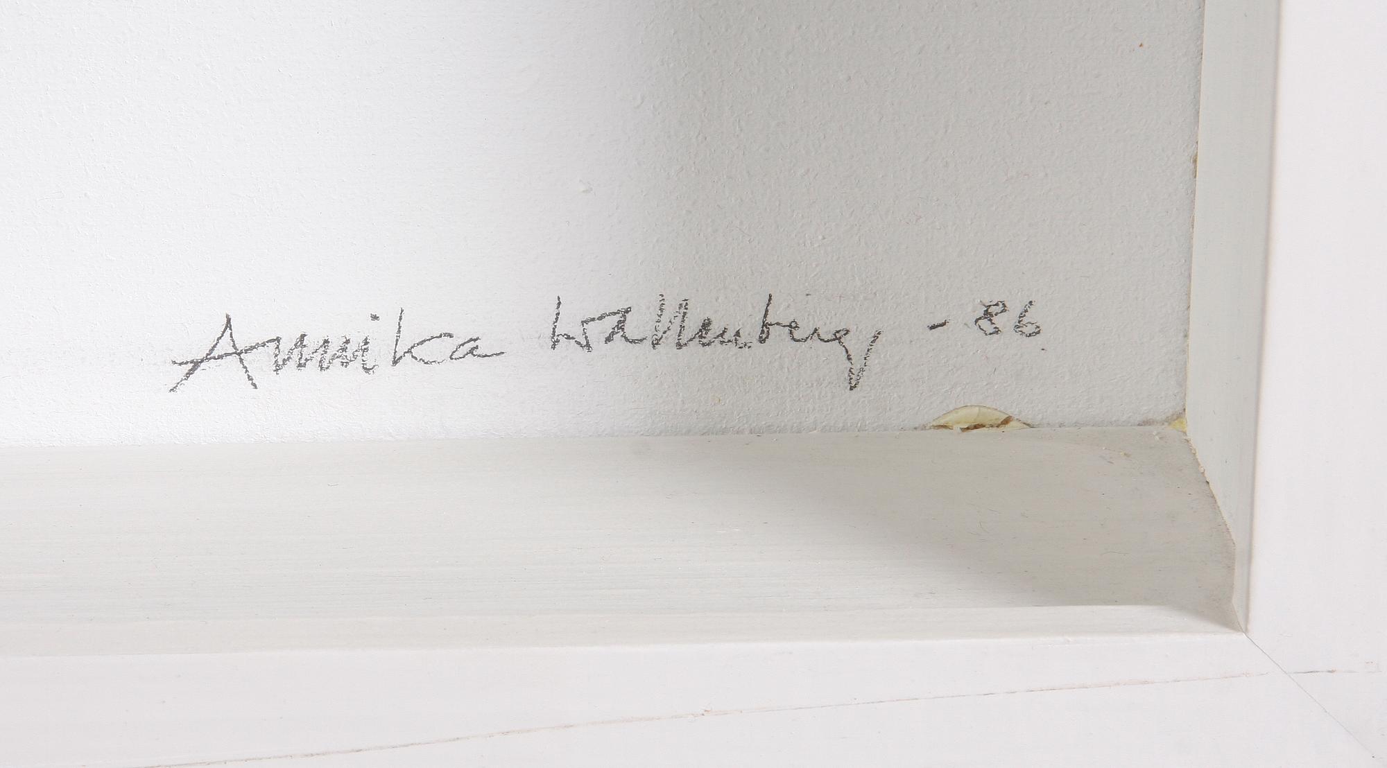 WALLENBERG, ANNIKA, sign. o dat. 1986.