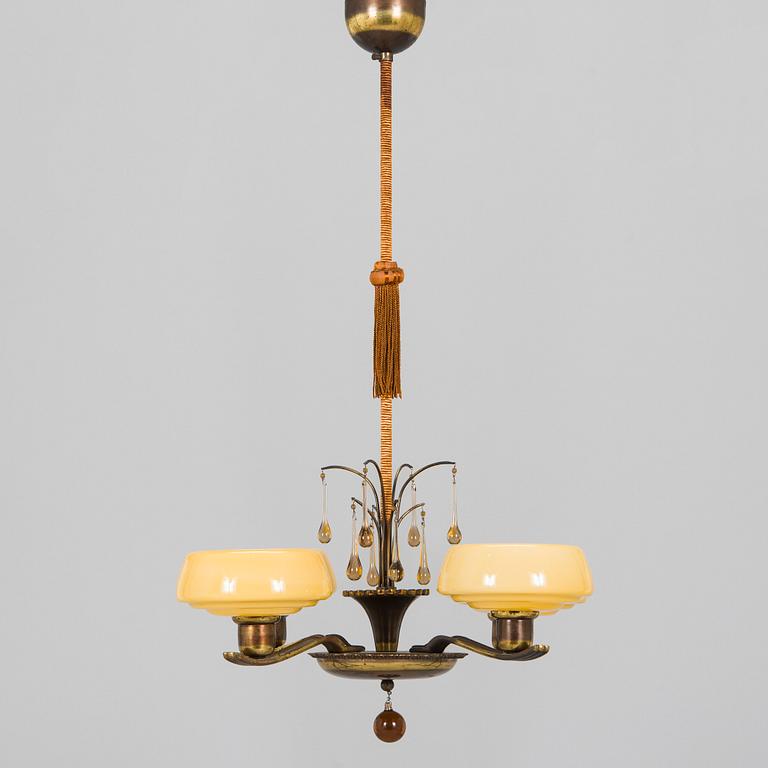 Paavo Tynell, a 1930s chandelier '1253'  for Taito.