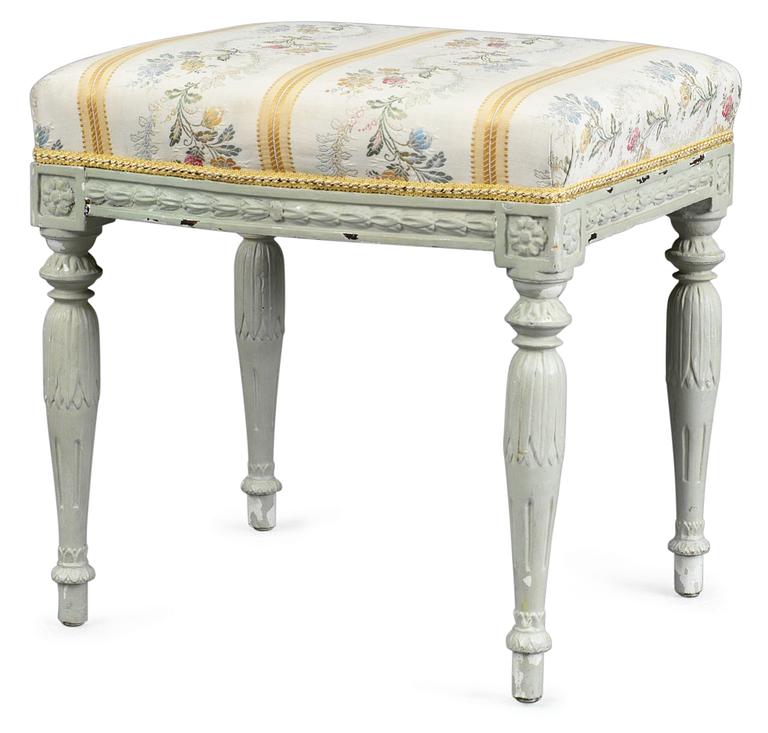 A late Gustavian stool, by E. Ståhl.