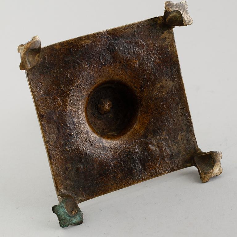 LJUSSTAKE, mässing, 1600-tal.