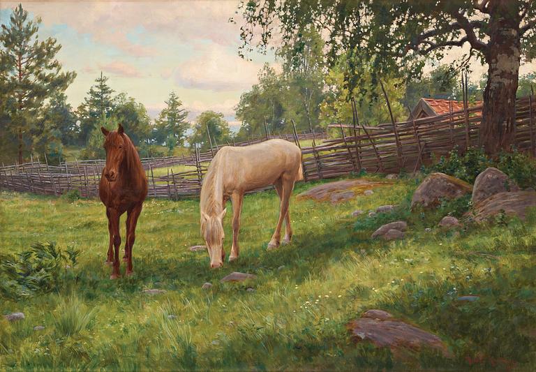 Johan Krouthén, Horses.