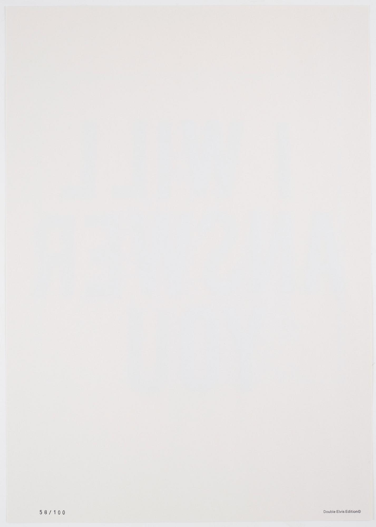 Double Elvis Edition Portfolio, 2010.