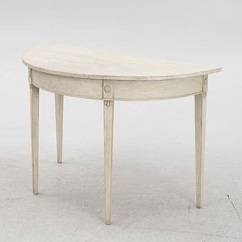 Väggbord, gustaviansk stil, omkring år 1900.