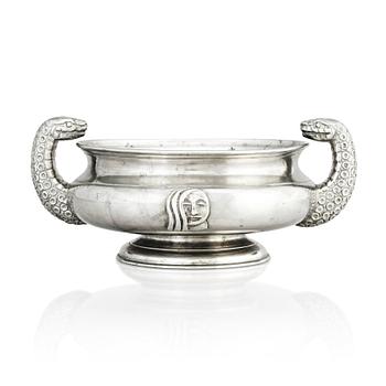 357. Anna Petrus, & Estrid Ericson, a pewter bowl with handles, Svenskt Tenn, Stockholm 1927.