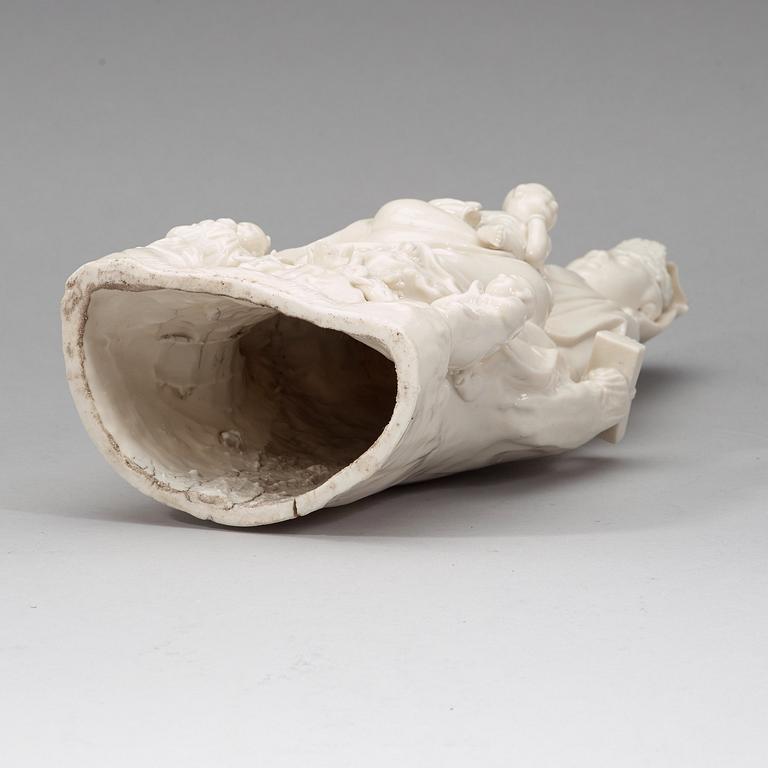 GUANYIN, blanc de chine. Qingdynastin, 1700-tal.