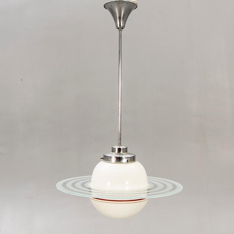 Ceiling lamp, "Saturn", 1940s.