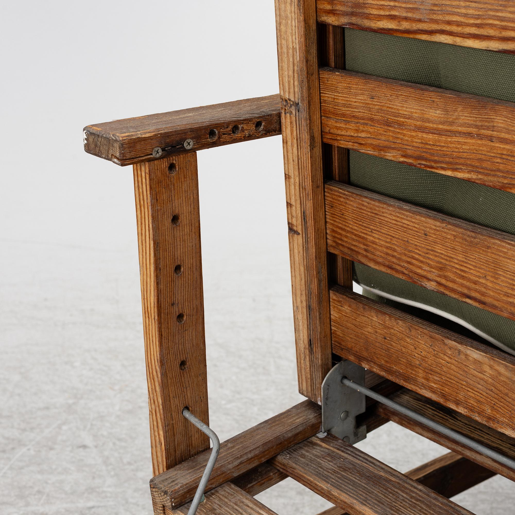 Elsa Stackelberg, a pair of garden armchairs, Fri Form, Edsbruk, 1980s.