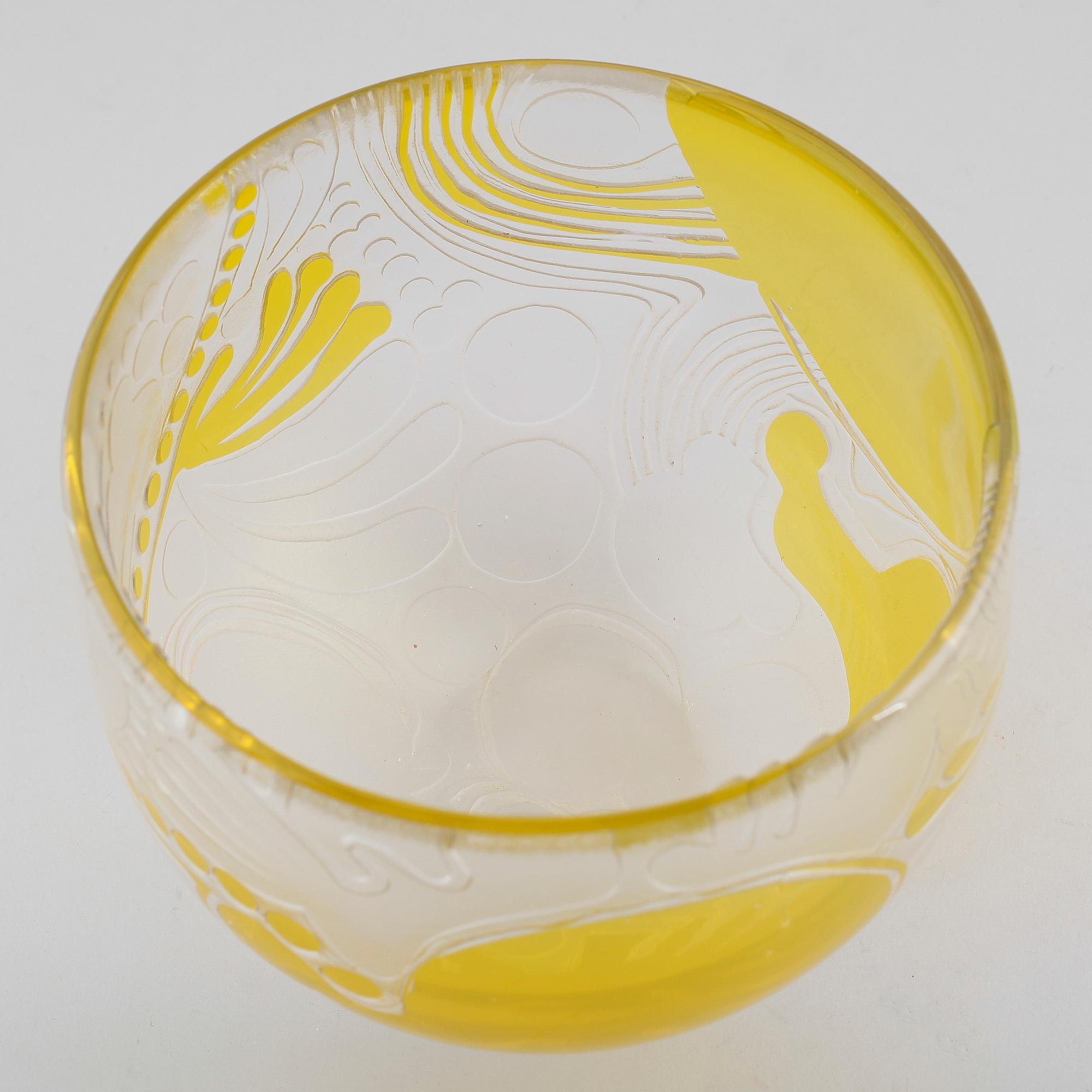 SKÅL, glas, Bertil Vallien, Boda-Åfors Unik.