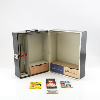 Barbie wardrobe along with clothes and accessories, 1960s, including "Theatre date" 1964.