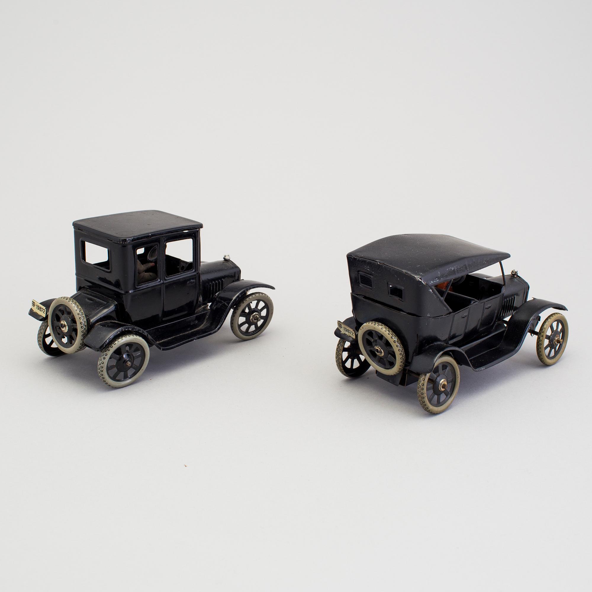 BING WERKE, 2 stycken Ford, Tyskland, 1920-tal.