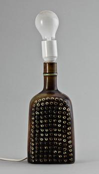 BORDSLAMPA, keramik, Stig Lindberg Gustavsberg. Sign.