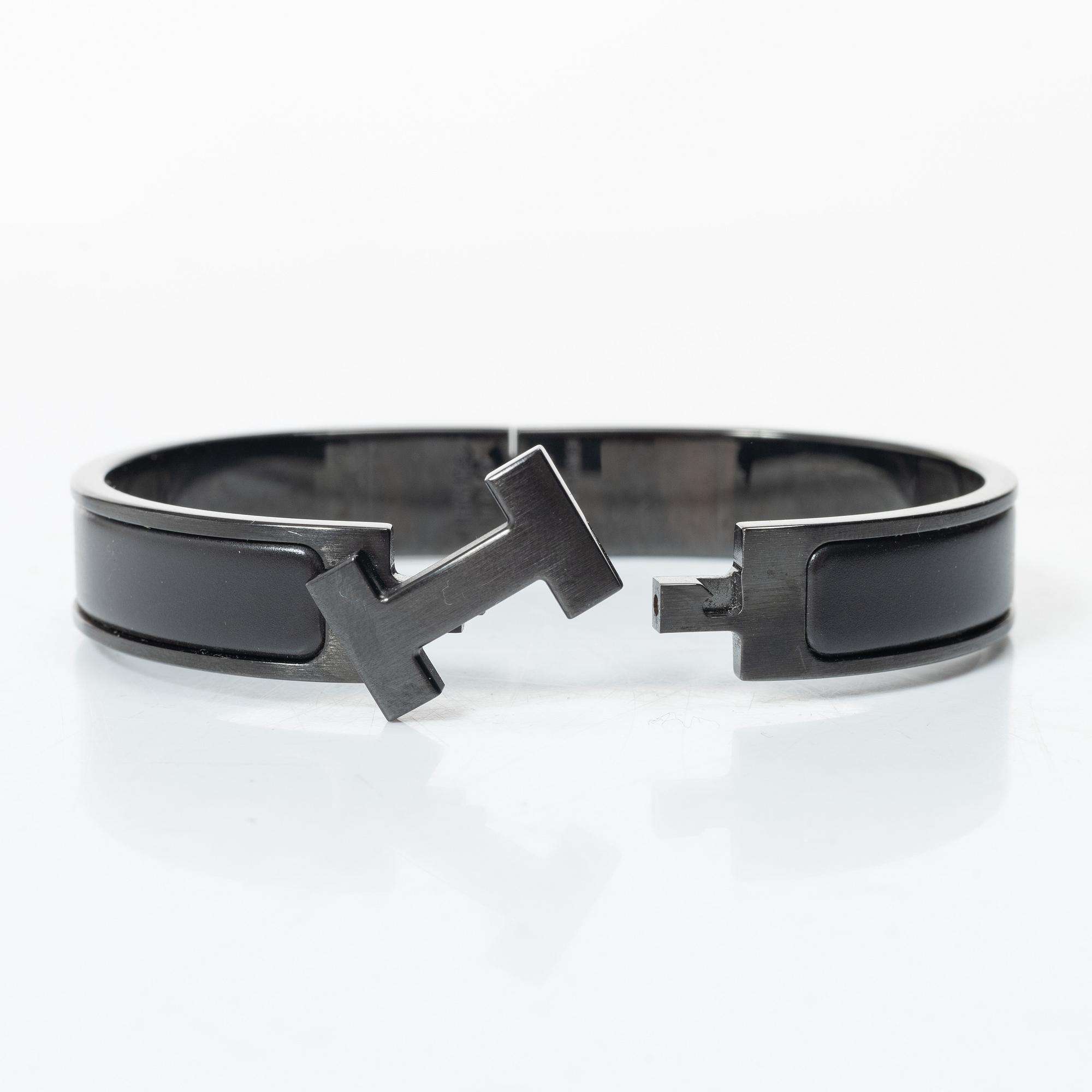 Hermès, bracelet, "Clic H, La Finition So Black".