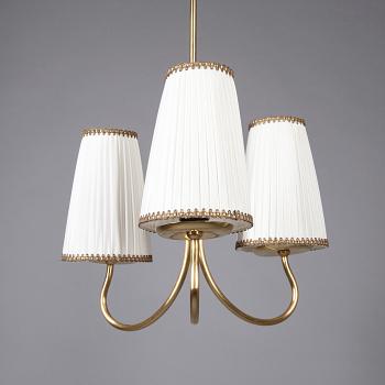 TAKLAMPA, Gunnel Nyman, Idman 1900-talets mitt. Höjd 79 cm.