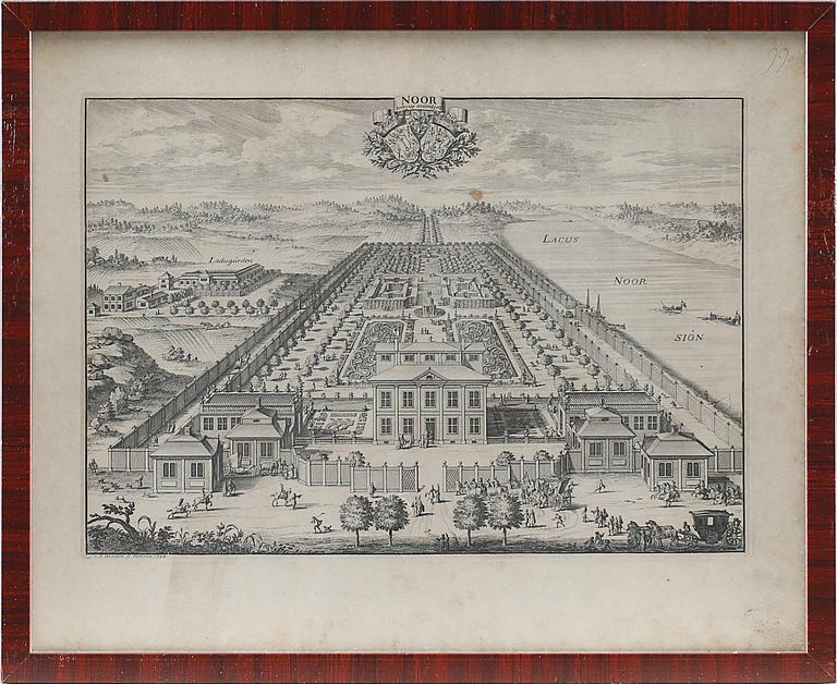 KOPPARSTICK, 6 st, ur Suecia Antiqua et Hodierna, 1800-tal.