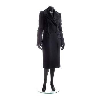 576. GUCCI, a black wool blend coat.