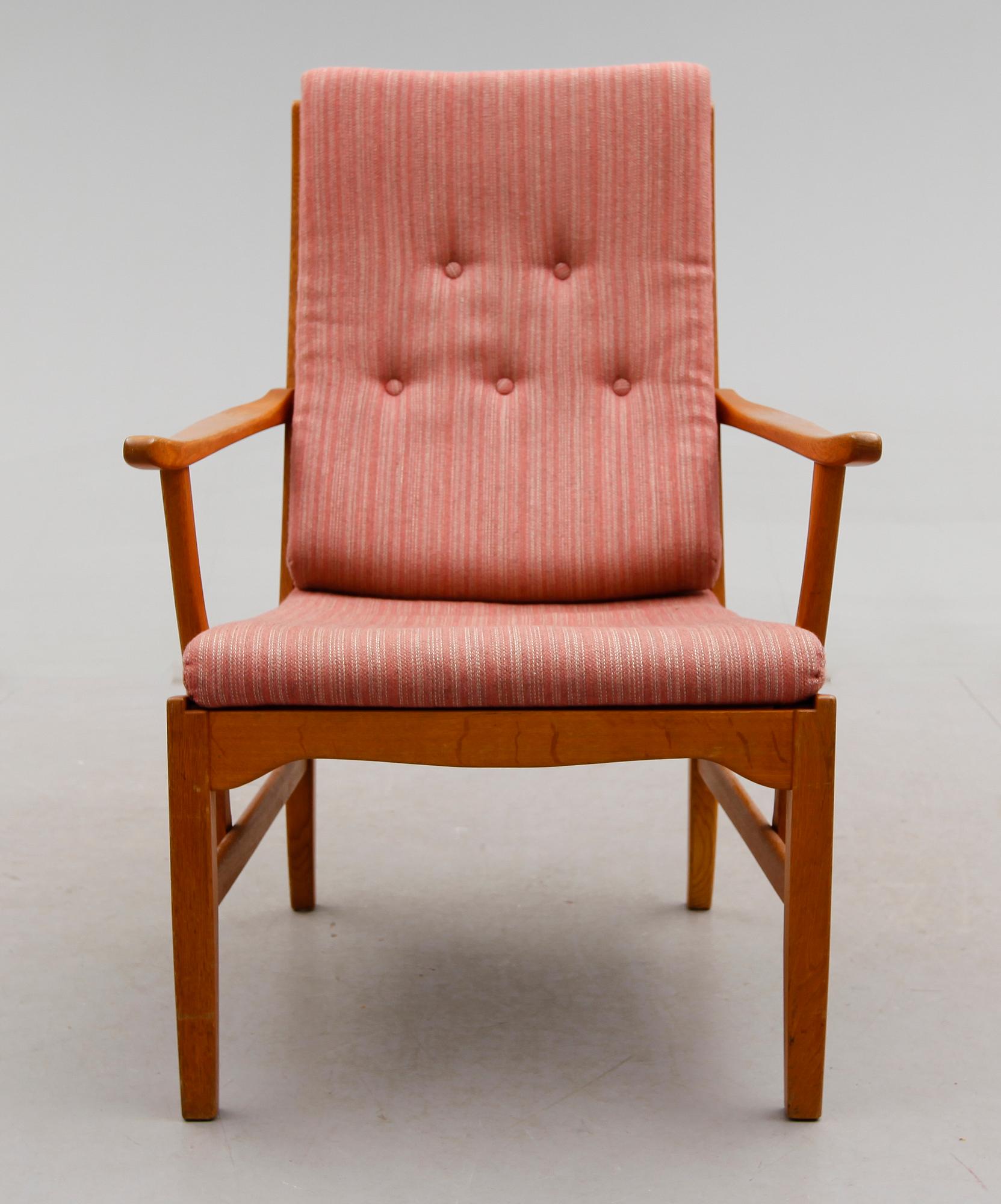 FÅTÖLJ, "Ulfåsa", Carl Malmsten, Bodafors, 1960-tal.