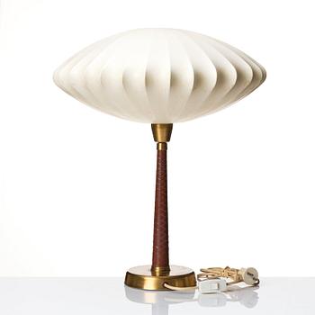 Hans Bergström, a pair of table lamps, model "701", ateljé Lyktan, Sweden, 1950s.