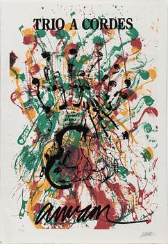 Arman (Armand Pierre Fernandez), Folder, 3 sheets, "Trio A Cordes".