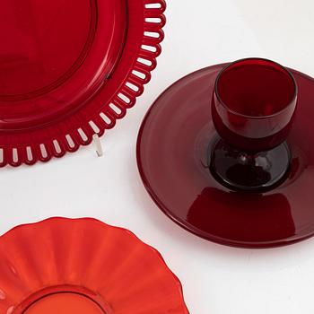 77 pieces of different glass services, including Josef Frank for Firma Svenskt Tenn.