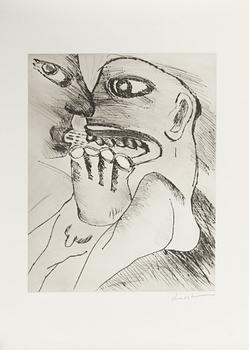 Bengt Lindström, "Les voix". From the series “Anges et Demons”.
