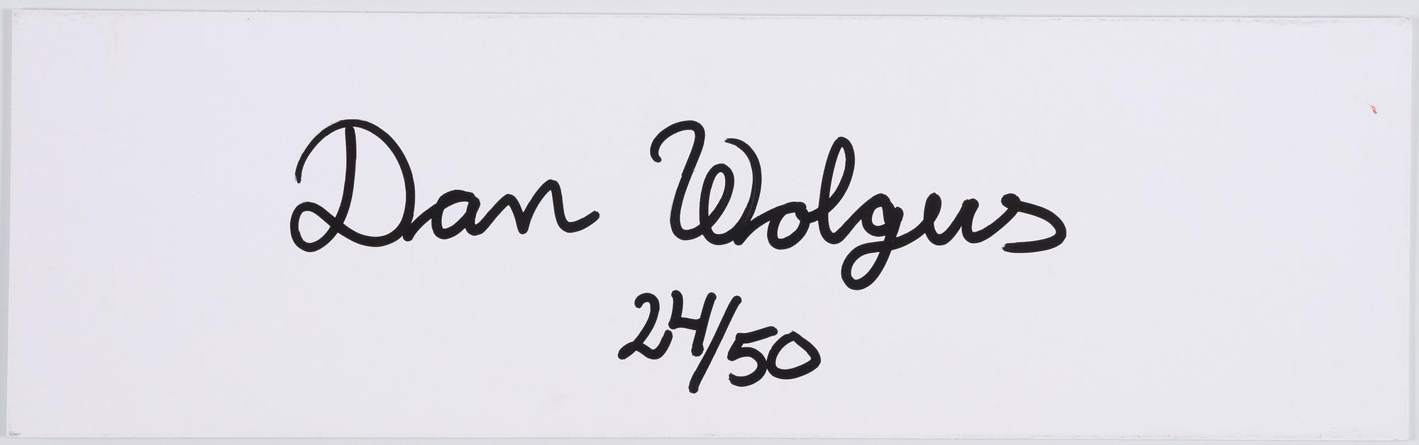 Dan Wolgers, "Hot Set - Please Keep Off".