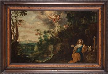 Joos de Momper Circle of, Landscape with Penitent Magdalene.