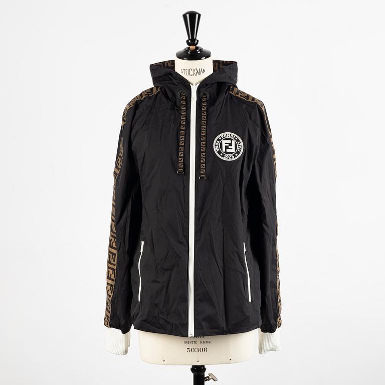 ジャケット FENDI Cappuccino Polyester Windbreaker Fendi Cappuccino Polyester Windbreaker | italist