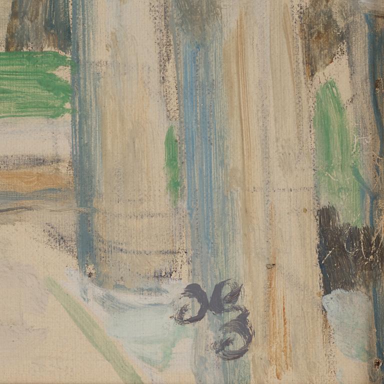 HUGO ZUHR, oil on canvas, signed and dated 1938 on verso.