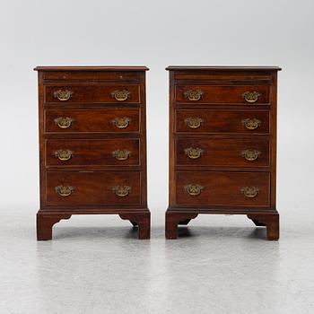 Sängbord, ett par, 1800-tal.