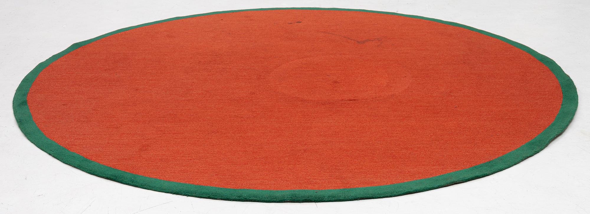 Gunilla Lagerhem Ullberg, matta, tufftad, Kasthall, diameter  ca 300 cm.