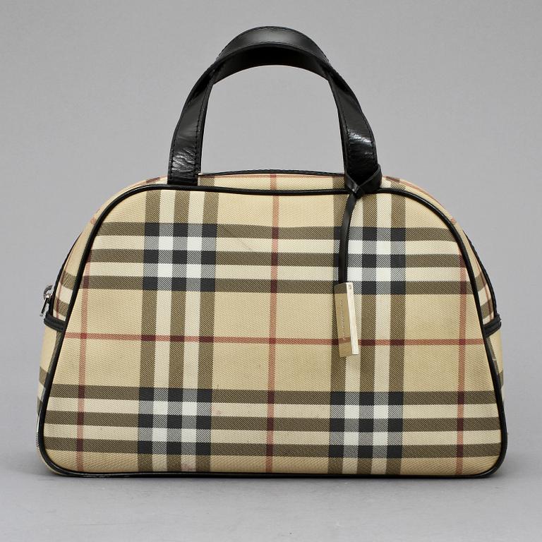 HANDVÄSKA, Burberry, 1990-tal.