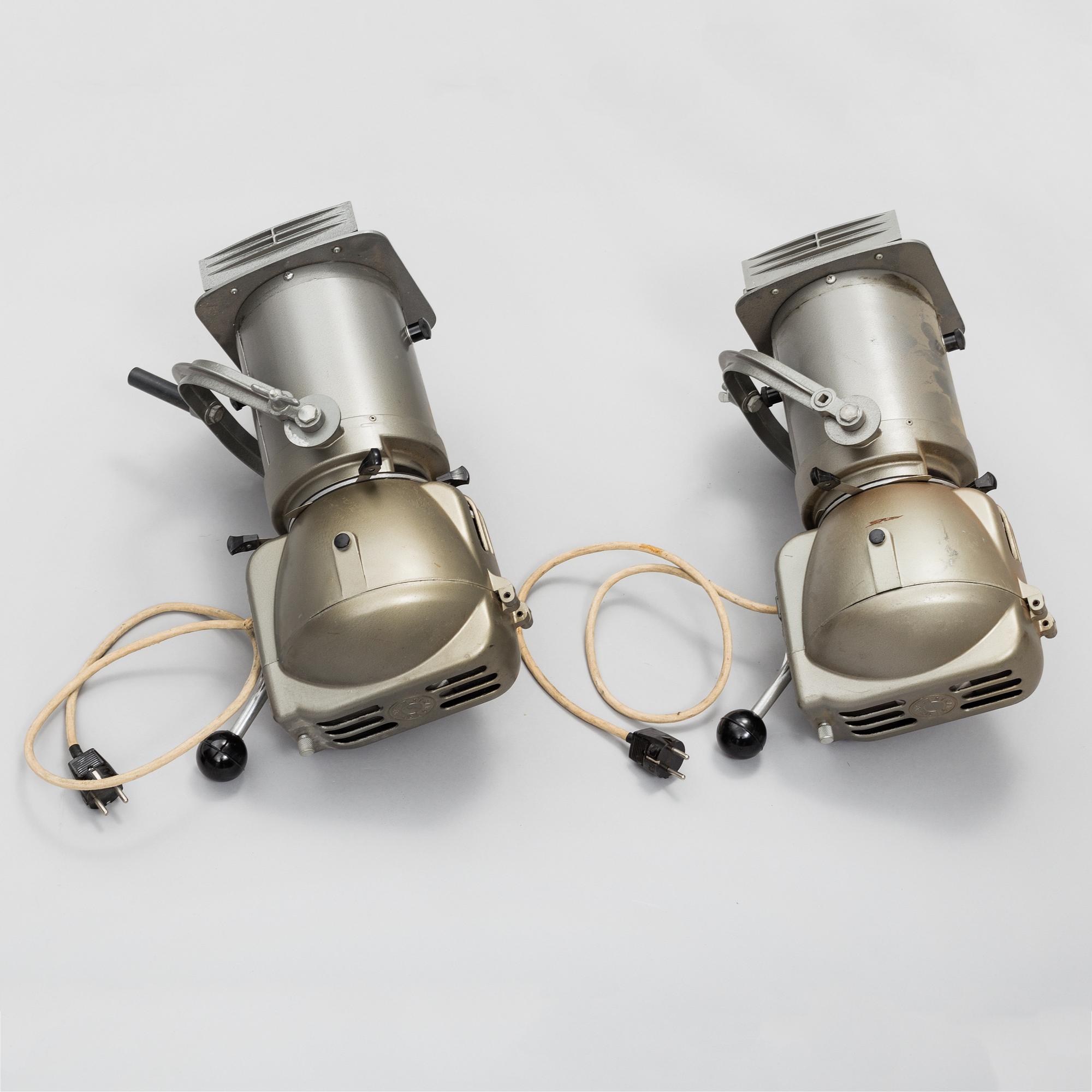 Two Strand Electric lamps, England, 20th century.