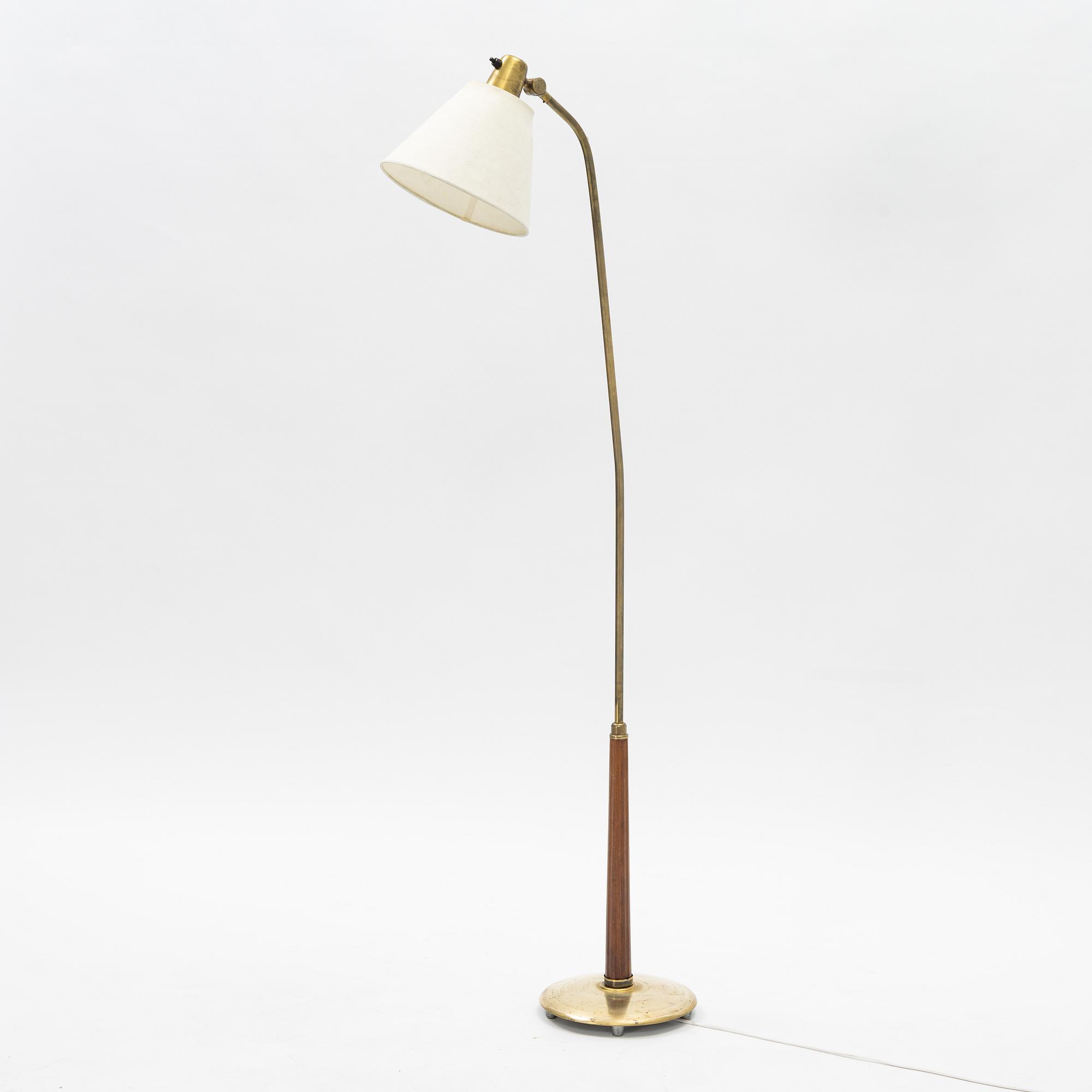 Bertil Brisborg, sannolikt. Golvlampa, Nordiska Kompaniet, 1950-tal.